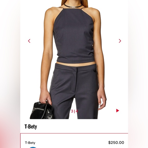 Diesel top Size S or IT 40 + pants Size S or IT 40 great price/ worn 1 once - Picture 5 of 16